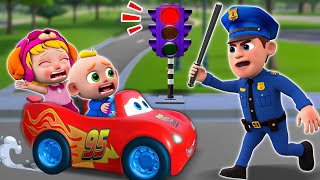 Traffic Lights Song  | Baby's Safety Tips | and More Nursery Rhymes & Kids Song #LittlePIB