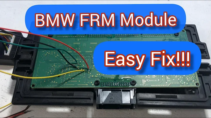 BMW FRM Module Repair/How To Reset FRM(Foot-well Module)