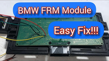 BMW FRM Module Repair/How To Reset FRM(Foot-well Module)