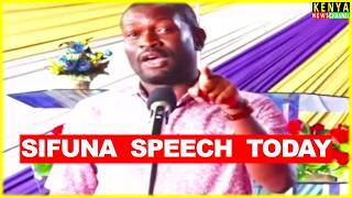 Sifuna EXPLOSIVE speech today in Church at Meru - Listen what he told Ruto, Oburu and ODM Leaders