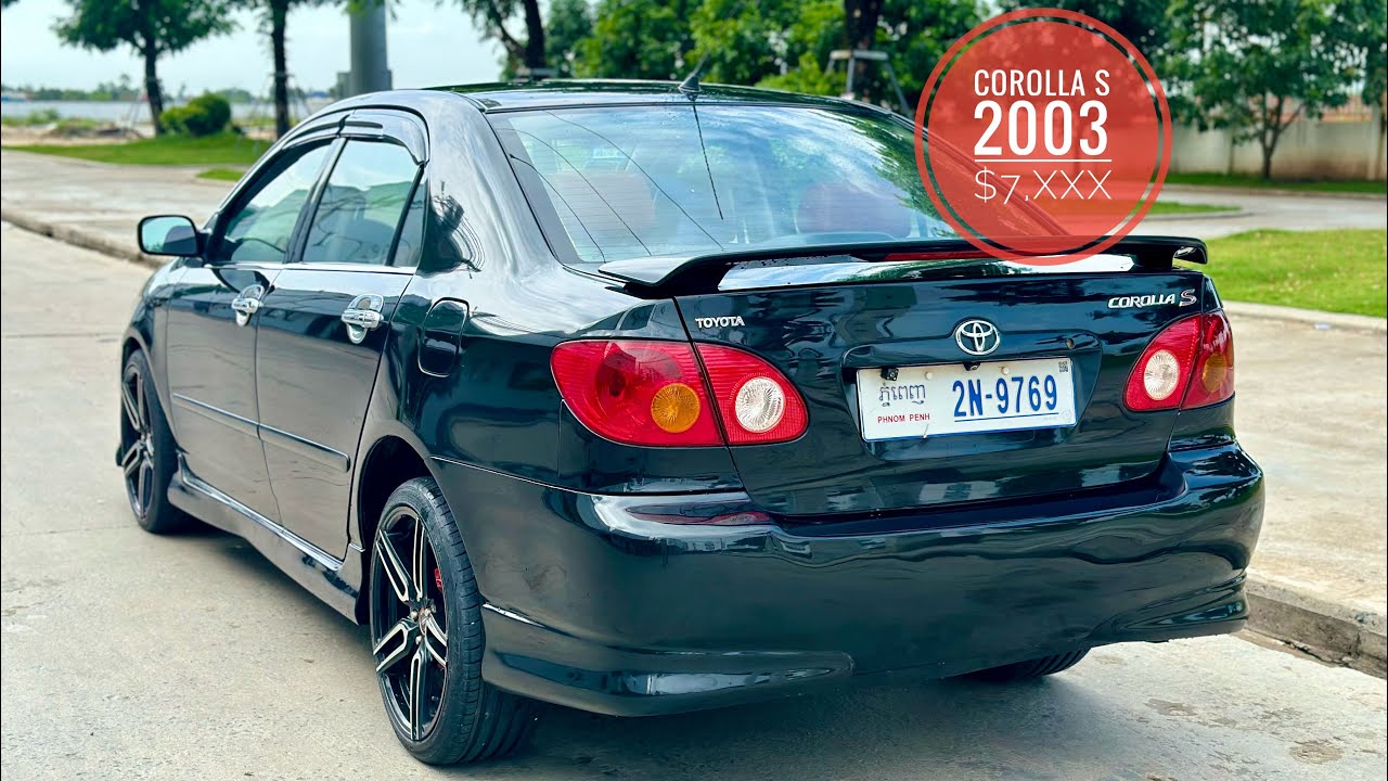 Corolla S 2003 $7,XXX 077777502/098777687