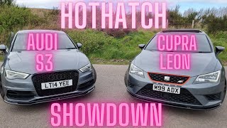 CRAZY Ultimate Hot Hatch Showdown: Audi S3 vs. Audi RS3 vs. Cupra Leon - Which Reigns Supreme?