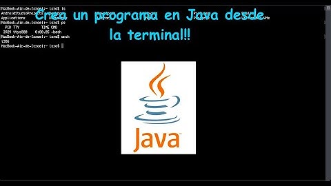 Como compilar y ejecutar un programa JAVA desde la terminal | Crea el programa desde la terminal