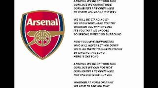 Video voorbeeld van "ARSENAL-WE'RE ON YOUR SIDE"