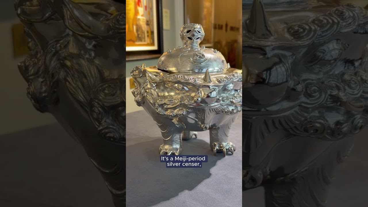 Antique Silver, Japanese Silver, Meiji-Period Silver Censer | M.S. Rau