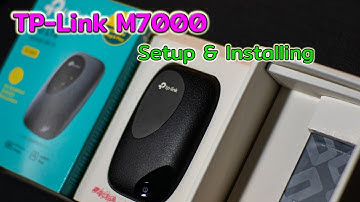 TP Link M7000 Uitpakken, installatie, configuratie en test