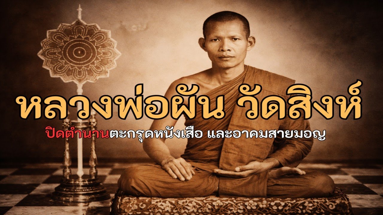 หลวงพ่อผัน | เปิดตำนานตะกรุดหนังเสือ และอาคมสายมอญ ศาสตร์เร้นลับที่สืบทอดจากครูบาโบราณ