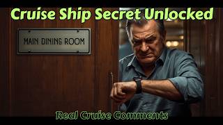 He Has Cracked A Cruise Line Secret - Real Cruise Comments