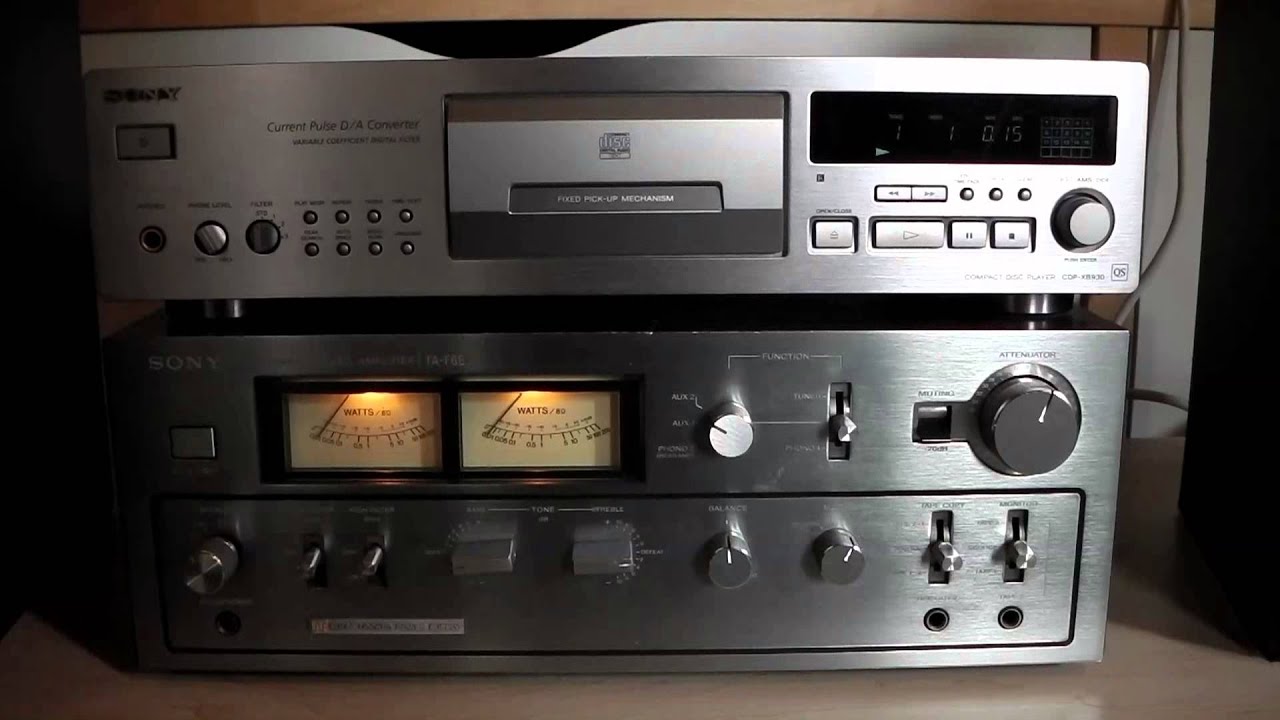 Sony Ta-f6b And Sony Cdp-xb930 Qs