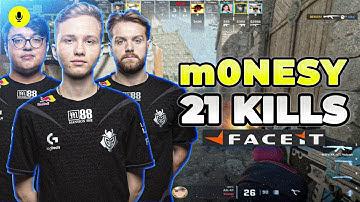 CS2 POV | m0NESY Faceit Ranked w/NiKo, malbsMd (Ancient) Voice Comms 21-11