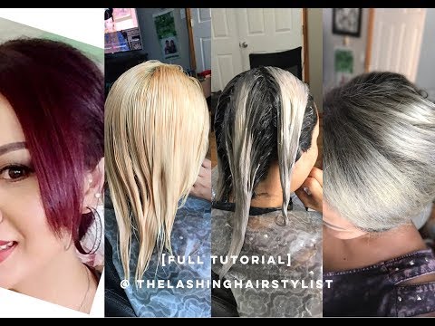 [TUTORIAL COMPLETO] Como clarear cabelo ruivo escuro para um degradê ash blonde e sombra na raiz