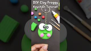 ​I Made a Cute Froggy Keychain! 🐸✨ #shorts #keychains #diy