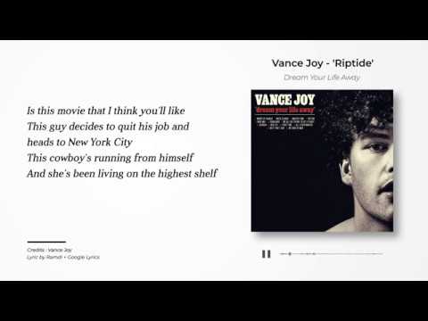 Vance Joy - 'Riptide' (Lyrics) - YouTube