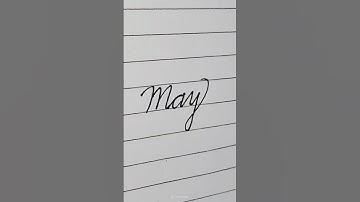 May in cursive writing✨️#viralvideo#trending#shorts#music #drawing #gaming#cursivewriting#song