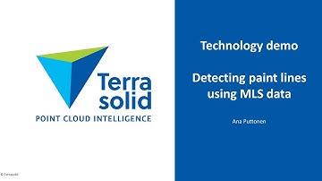 Detecting Paint Lines using MLS Data