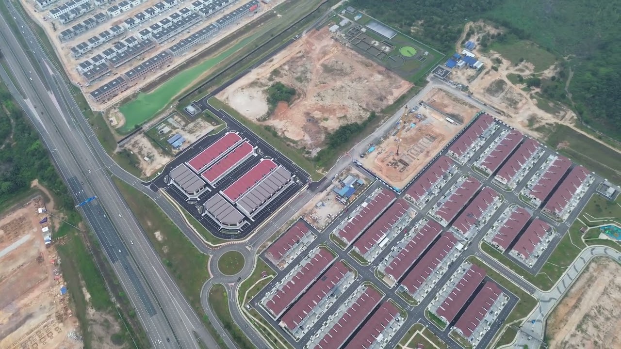 Aerial Drone View | From Horizon Hill to Senadi Hill | Johor Bahru