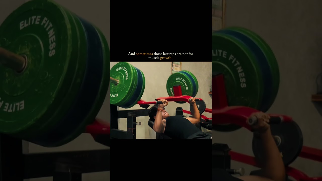 Sometimes the last reps speaks a lot 