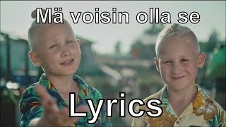 Miniatura de "Eino ja Aapeli - Mä voisin olla se (Lyrics)"