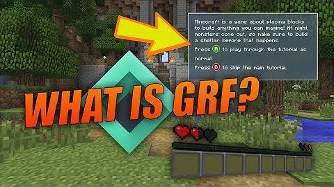 WHAT IS GRF EDITING?? - Minecraft Console Edition Modding