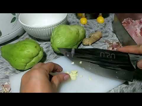 Lutong ulam Sina bawang manok tinulang manok
