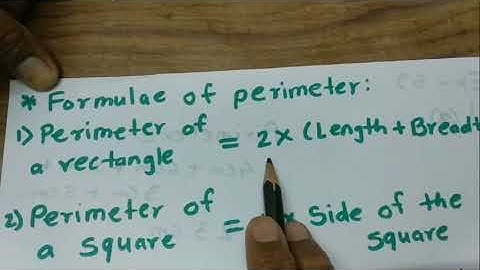 STD 4th Chapter 15 Perimeter of rectilinear figure Part 1