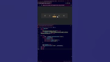 Tab Navigation Menu using CSS #shorts#viral#trending#html#css#js#coding #coding #programming