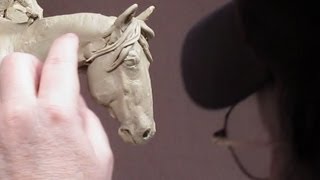Sculpting With Lemon - Down the Ridge Line - First of the Horses Mane Started