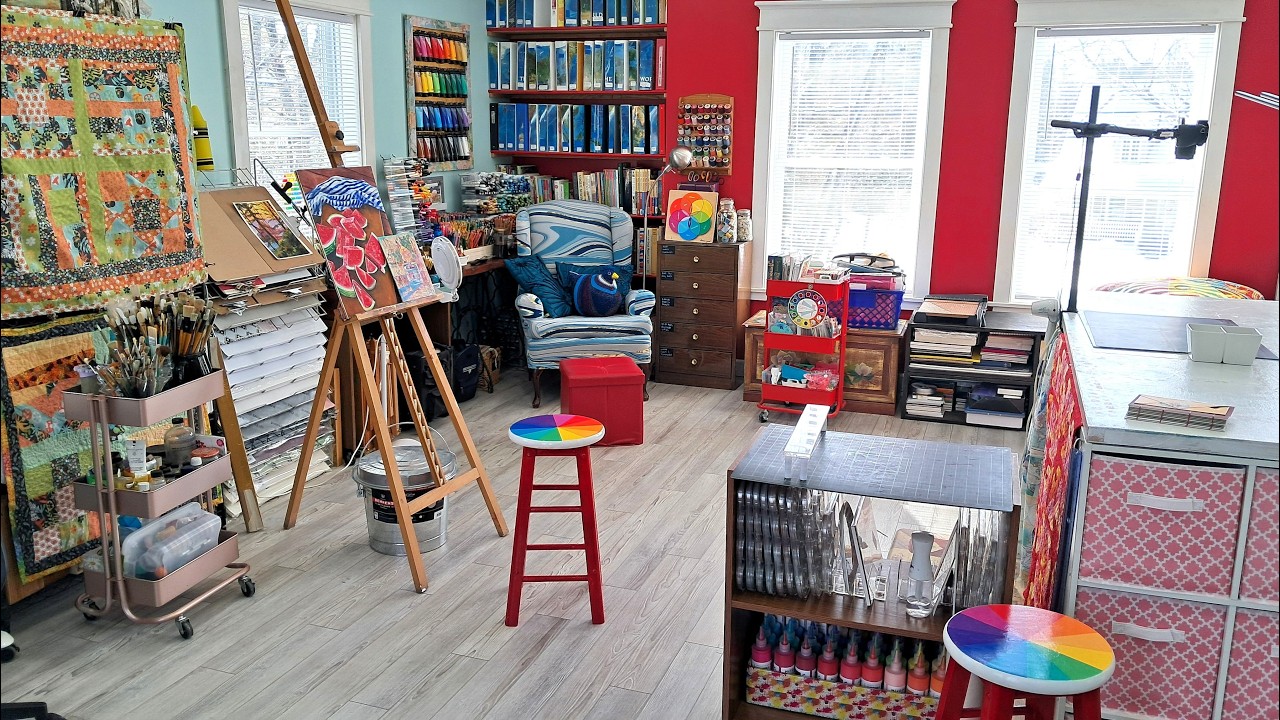 Wicked Fancy Art Studio Tour 2026 with Sunlight and Running Water!