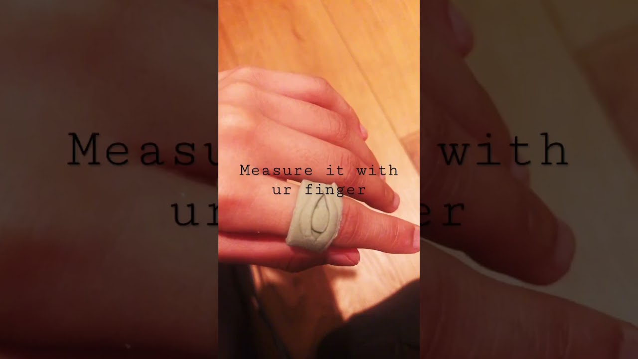 How to make an eye ring (easy)