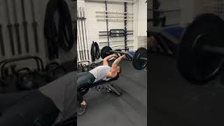 Swiss Bar Pullover Tricep Extensions
