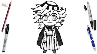 How To Draw Douma Easy Step By Step Demon Slayer Drawing Tutorial Kimetsu No Yaiba Art Lesson