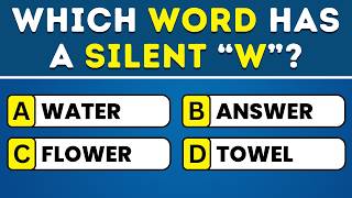 Can You Pass This Silent Letter Quiz 🤫 Try These 50 Tricky English Words! 🧠