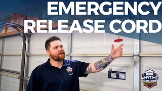 How To Use Garage Emergency Release Cord