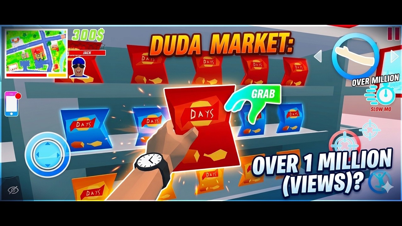 🔥 Dude Theft Wars NEW UPDATE Gameplay! Exploring the New Duda Market 🛒😱 ...