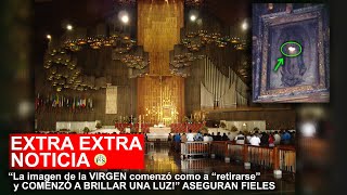 "The image of the VIRGIN began to 'withdraw' and a light began to shine!" the faithful affirm. screenshot 1