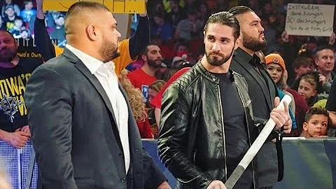 Raw December 16 Seth Rollins and AOP attack on Rey Mysterio