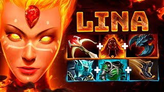 ЛИНА вернулась🔥Новый патч 7.35 - LINA CARRY Dota 2