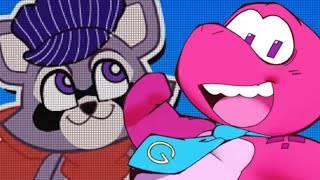 Rambley The Raccoon Vibing to the Gameoverse End Credits