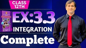 Exercise 3.3 Complete Class 12 maths NBF New Book 2025 ex 3.3 Class 12 maths NBF Integration by subs