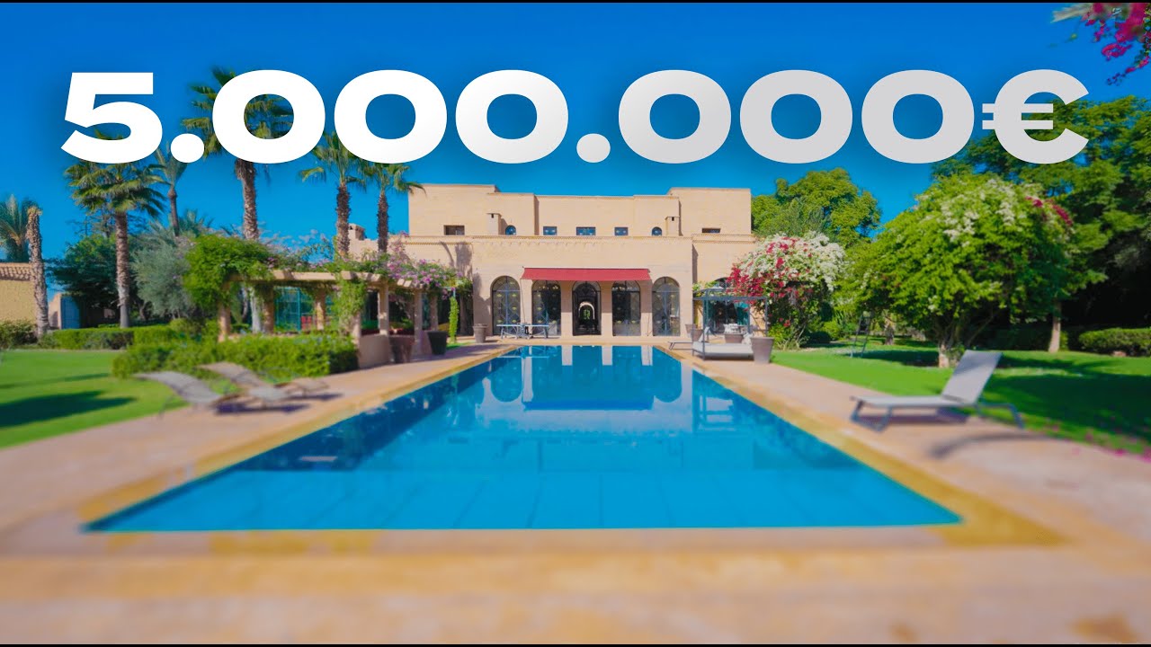 Visite d'une Villa de 5.000.000€ à Marrakech