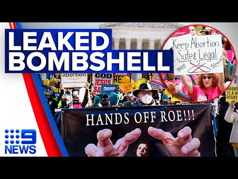 Leaked draft suggests abortion could soon be criminalised in US | 9 News Australia