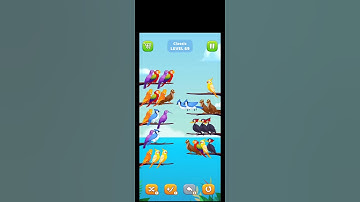 BIRD SORT PUZZLE, LEVEL - 69 #shorts #lovely #games
