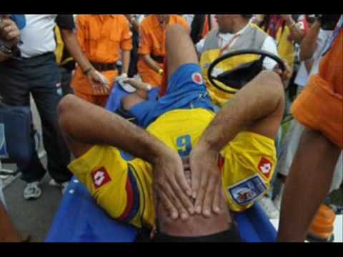 Fabian Vargas, Lesionado "COLOMBIA 2- 0 ECUADOR" Go To SudAfrica 2010