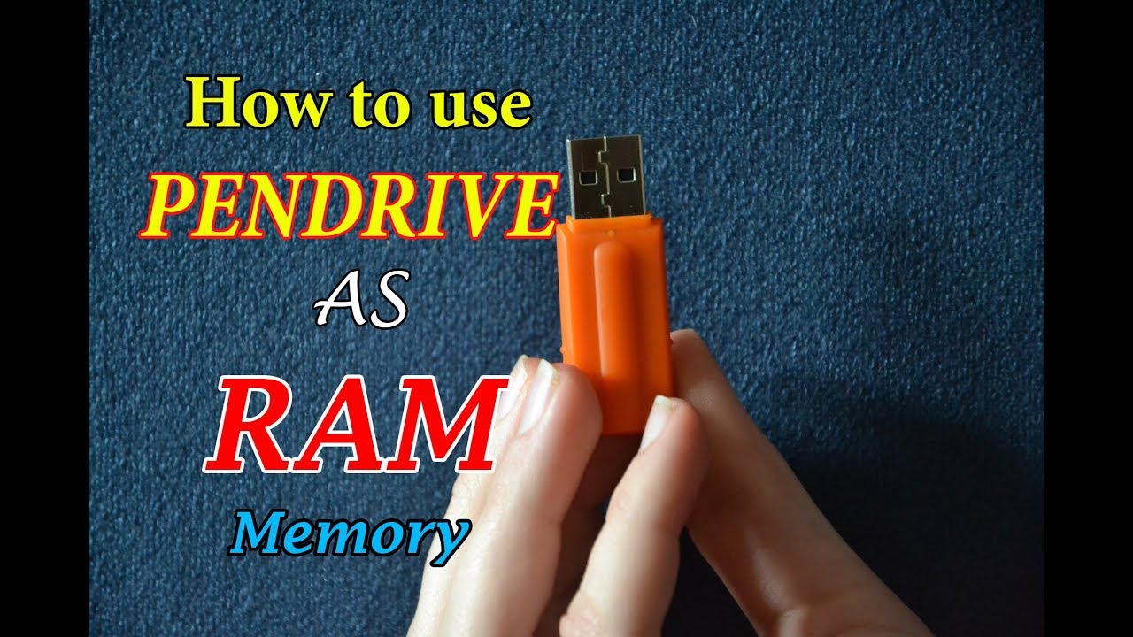 How to use pendrive as ram memory - YouTube