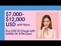 $7,000 - $12,000 Dollars Per Annum on Naira Card/Buy Dollar Cheap with ATM card and Resell Higher