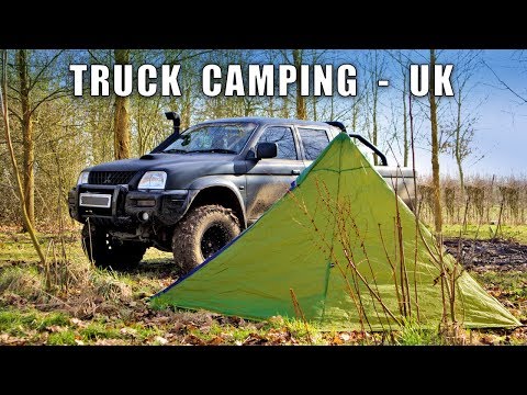 Truck Camping - New Tent, Stew and Spoon Carving