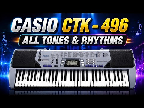 Casio CTK 496 | Casio CTK 496 sound testing - YouTube