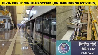 New Civil Court Metro Station, India's Deepest Underground Metro Station , Pune Metro , Maha Metro.