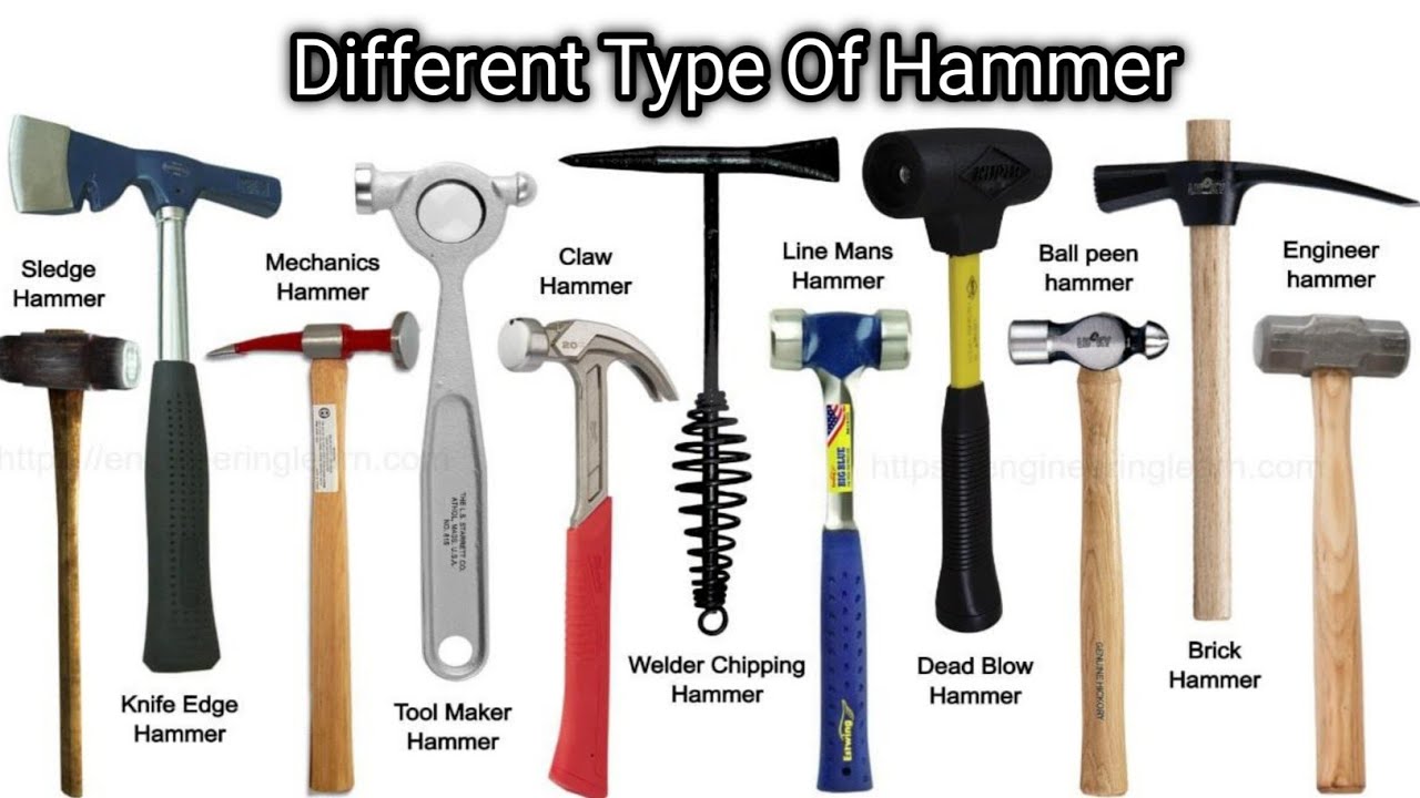 Different Type Of Hammer !! Hammer ki iqsam 🔨🛠🔨 YouTube