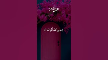 سورة النصر #قرآن #القرآن_الكريم